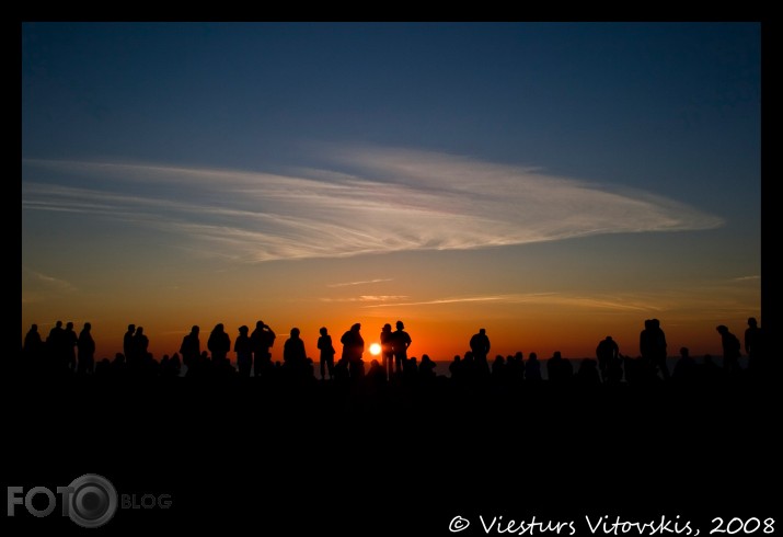 sunset people