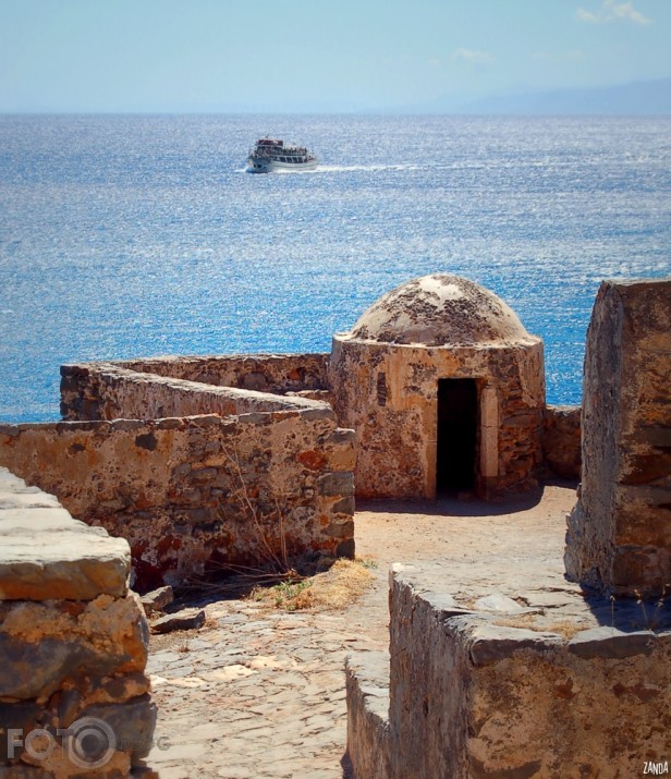 Skats no Spinalongas forta.