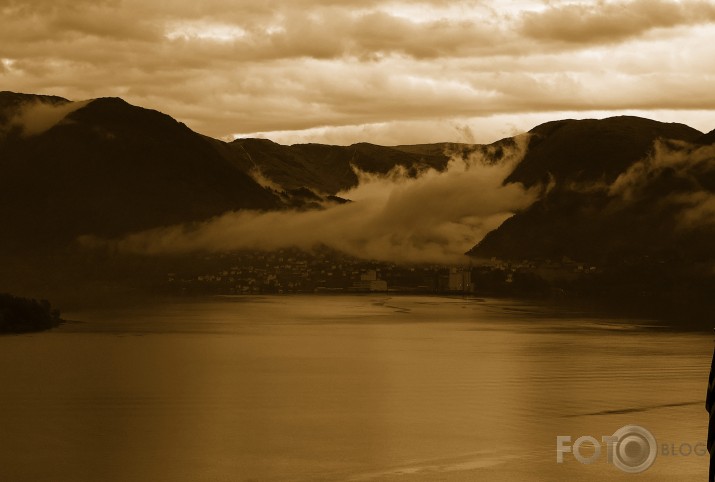 Norge sepia