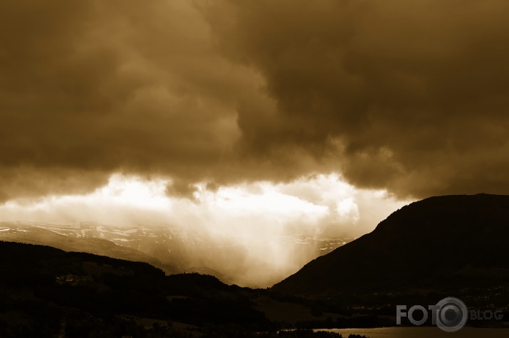 Norge sepia