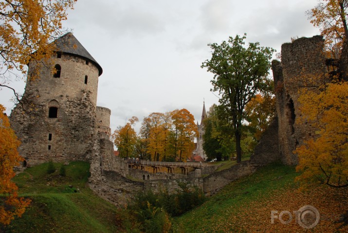 Rudens Cēsu pils parkā