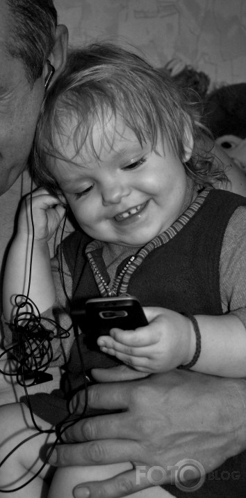 They were listening to music