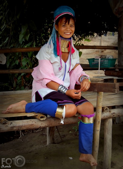 Smiling Thai princess.