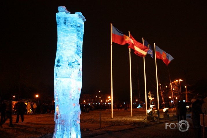 Mazs ieskats Jelgavas ledus skulptūrās 2009