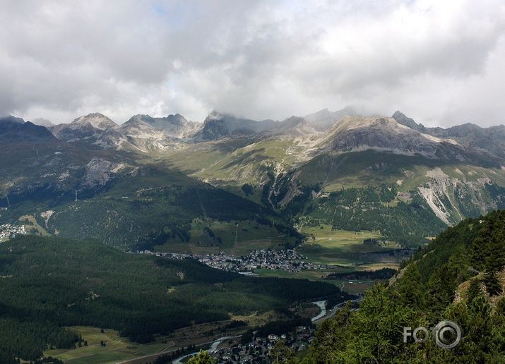 Alpi pie Sankt-Moritz