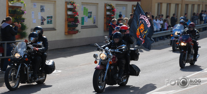 "Motociklu Vasara" parādes brauciens. Balvi 06.06.09