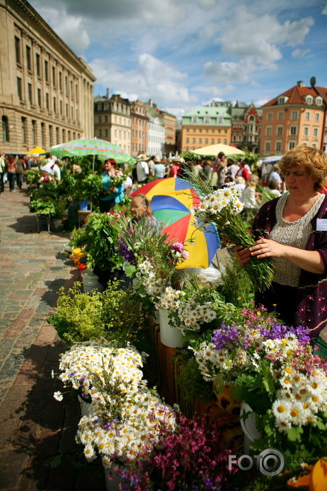 Zāļu tirdziņš Doma laukumā