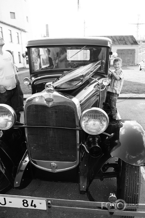 Retro auto Liepājā.