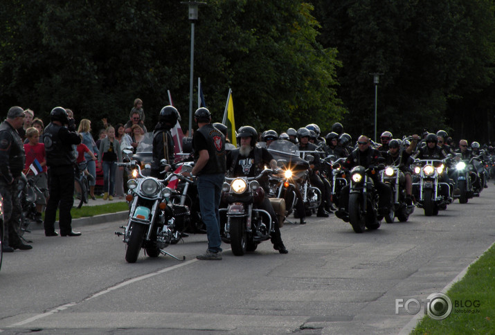 Baltijas Ceļam veltīts motobrauciens (Baltic Chain Run) 1.daļa 