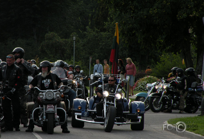 Baltijas Ceļam veltīts motobrauciens (Baltic Chain Run) 1.daļa 