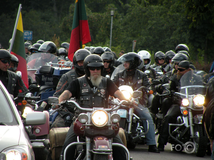 Baltijas Ceļam veltīts motobrauciens (Baltic Chain Run) 2.daļa 