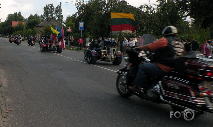 Baltijas Ceļam veltīts motobrauciens (Baltic Chain Run) 2.daļa 