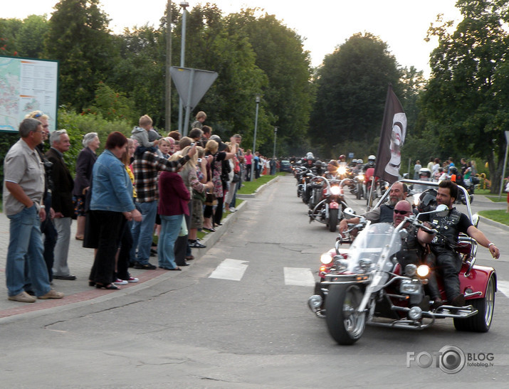 Baltijas Ceļam veltīts motobrauciens (Baltic Chain Run) 2.daļa 