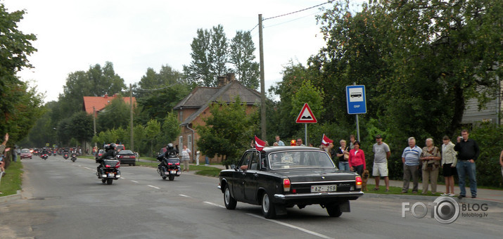 Baltijas Ceļam veltīts motobrauciens (Baltic Chain Run) 2.daļa 