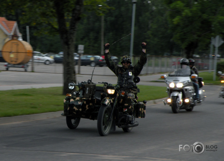 Baltijas Ceļam veltīts motobrauciens (Baltic Chain Run) 2.daļa 