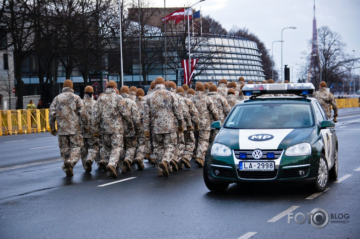 18. novembris - Militārās policijas parāde