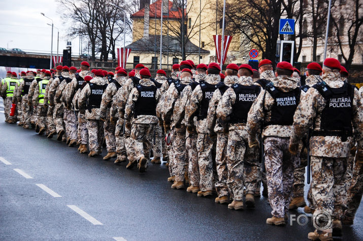 18. novembris - Militārās policijas parāde