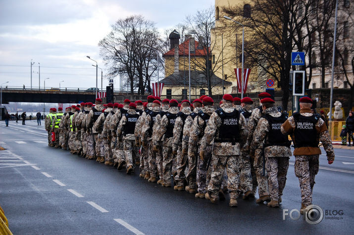 18. novembris - Militārās policijas parāde