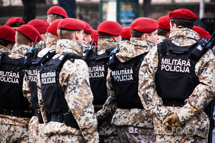 18. novembris - Militārās policijas parāde