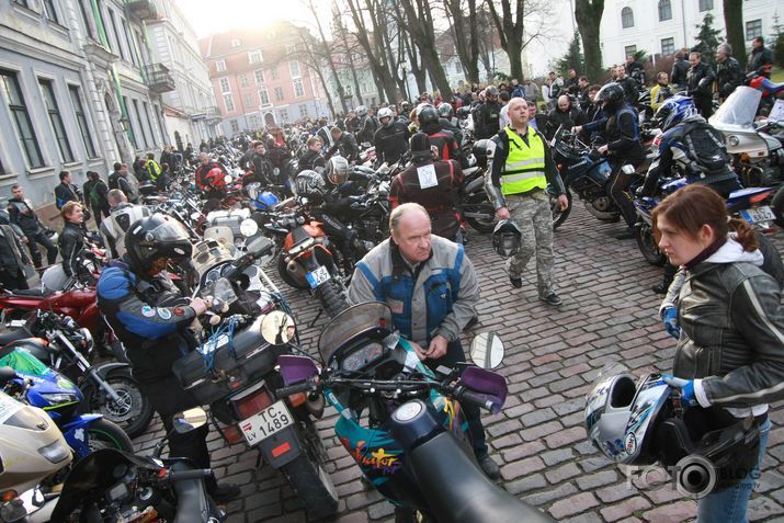 Motociklistu protesta akcija