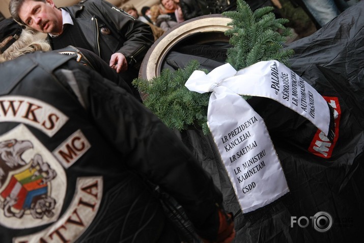 Motociklistu protesta akcija