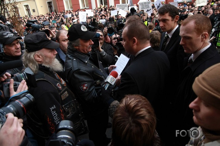 Motociklistu protesta akcija