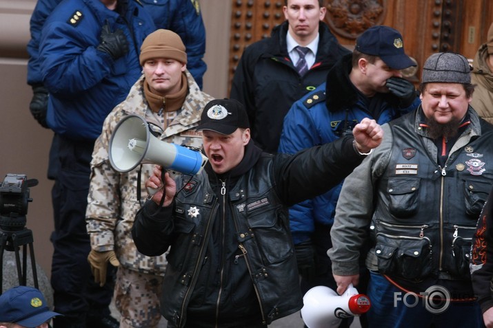 Motociklistu protesta akcija