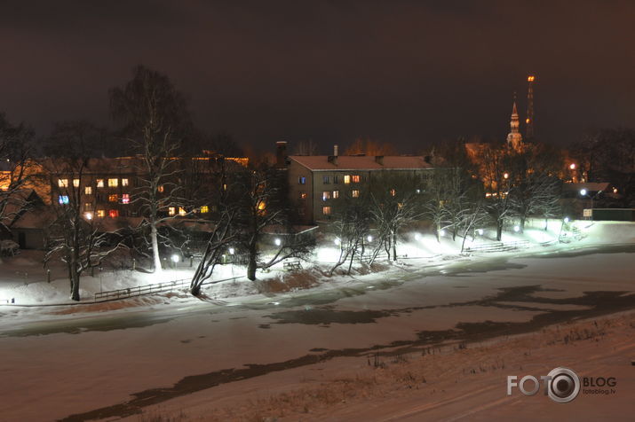 Valka Ziemassvētku naktī.