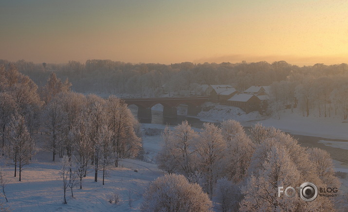 Apsarmotā Kuldīga.