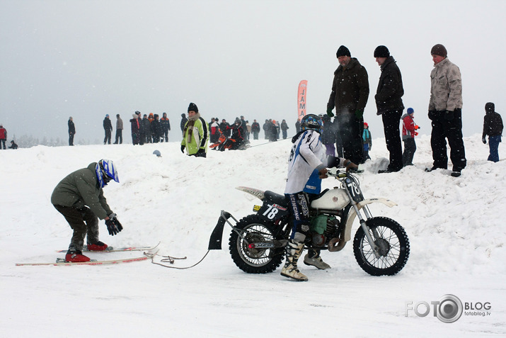 Negadījumi skijoringā.