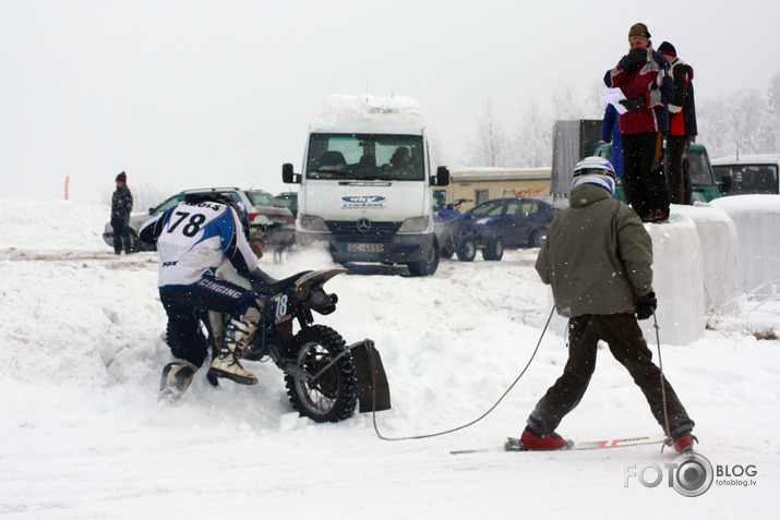 Negadījumi skijoringā.