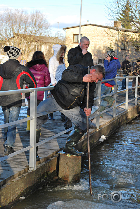 Plūdi Jelgavas pusē