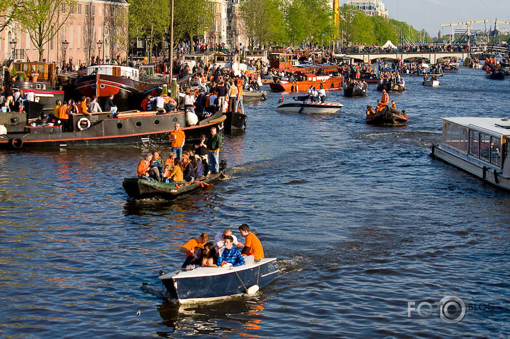 Karalienes dzimšanas dienas ballīte Amsterdamā