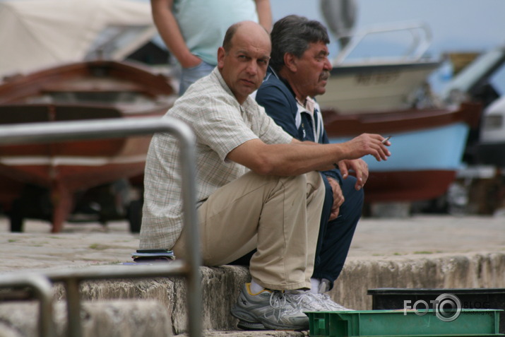 Zvejas dienas Horvātijas ciemos