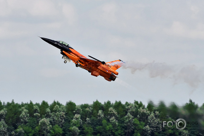 The Royal Netherlands Air Force's F-16 demo