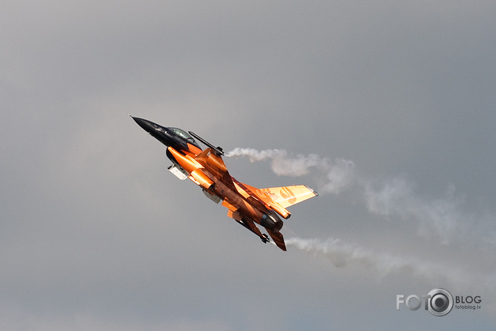 The Royal Netherlands Air Force's F-16 demo