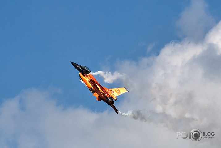 The Royal Netherlands Air Force's F-16 demo