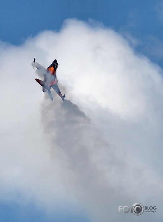 The Royal Netherlands Air Force's F-16 demo