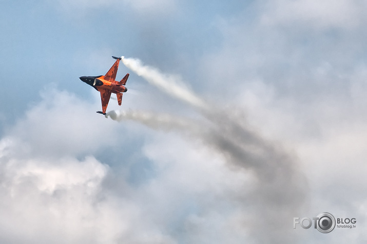 The Royal Netherlands Air Force's F-16 demo