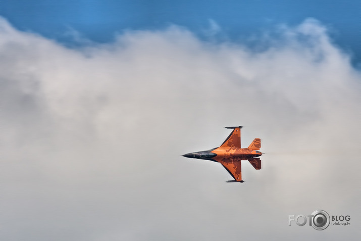 The Royal Netherlands Air Force's F-16 demo