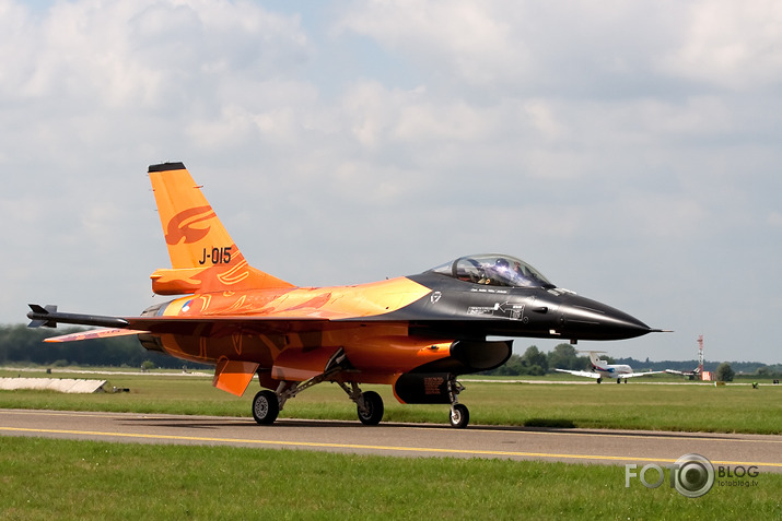 The Royal Netherlands Air Force's F-16 demo