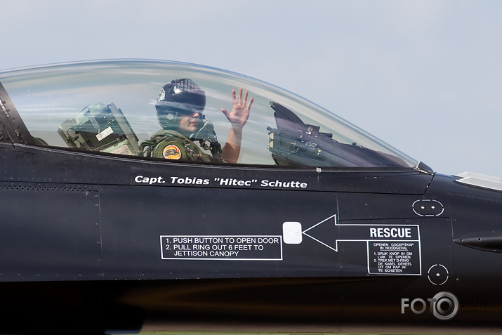 The Royal Netherlands Air Force's F-16 demo