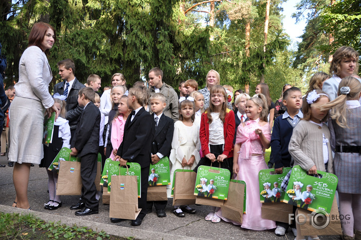 Pirmā skolas diena Garkalnes vidusskolai.