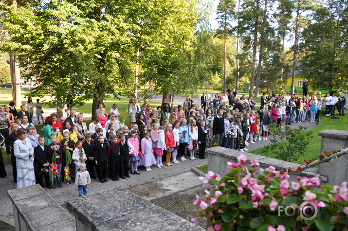 Pirmā skolas diena Garkalnes vidusskolai.