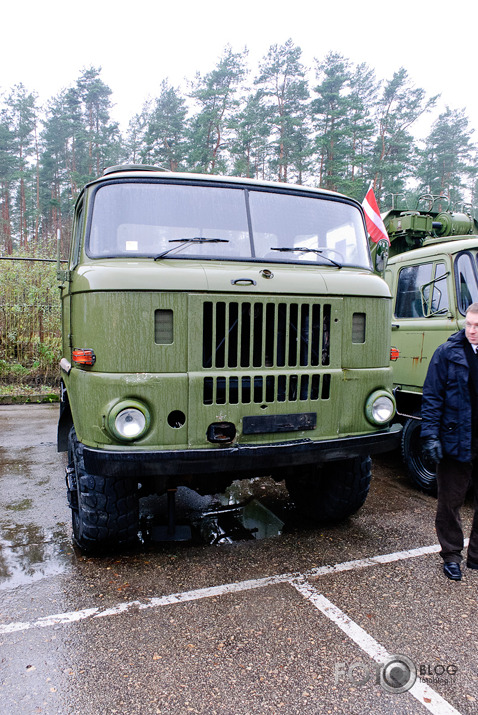 Militārās tehnikas izstāde Motormuzejā