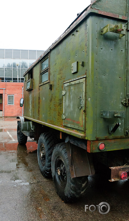 Militārās tehnikas izstāde Motormuzejā