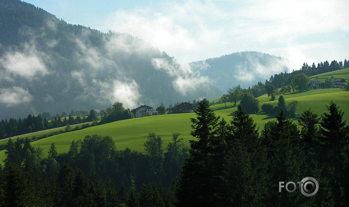 Austrijas Alpu panorāmas