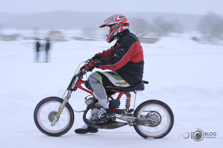 Skijorings & ziemas motokross 5. posms Kandavā.