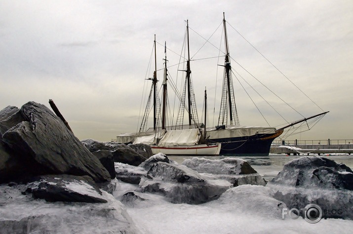 Kāda Vikingu jahta.