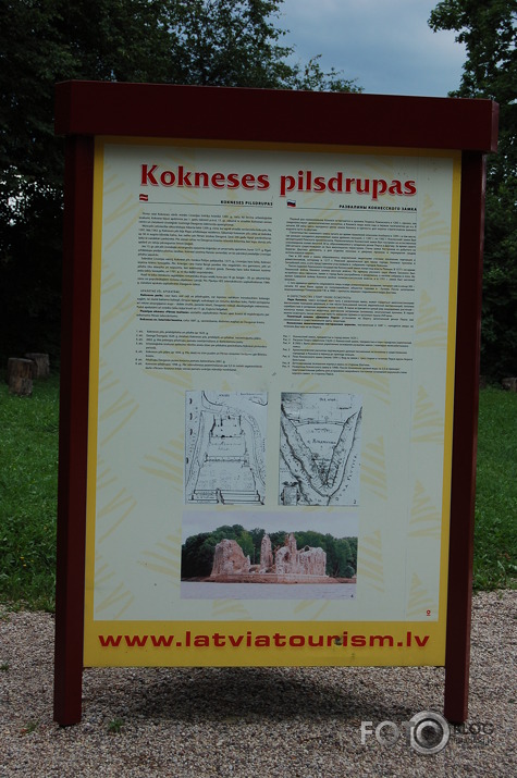 Kokneses pilsdrupas!